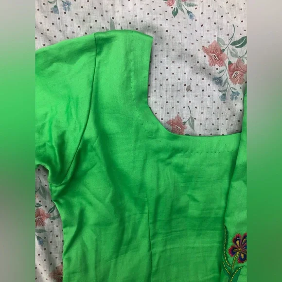 Bohemian Embroidered Sequin Floral Tunic Dress Beach Cover - Picture 13 of 15